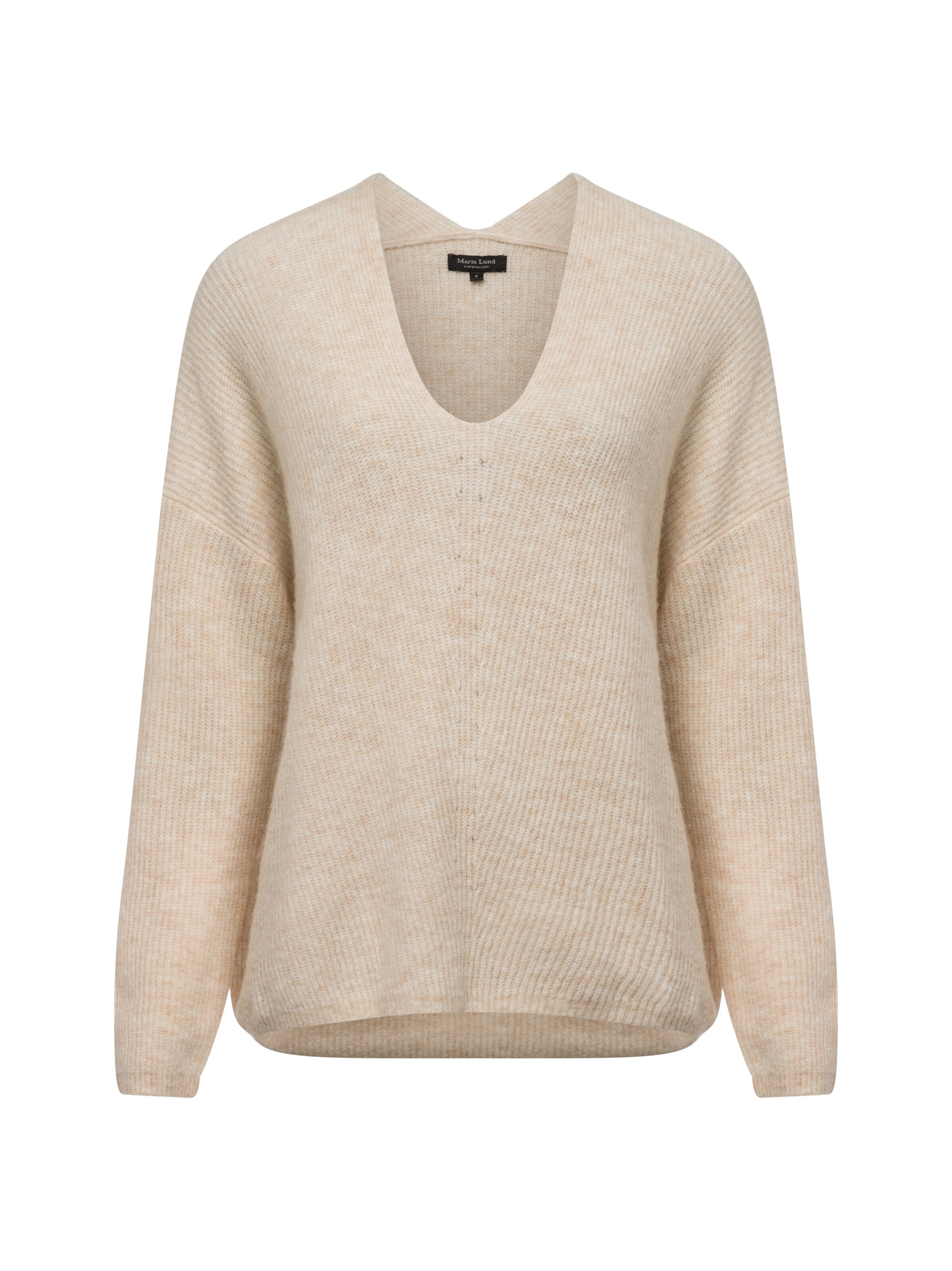 Marie Lund Pullover in Beige: Vorderseite