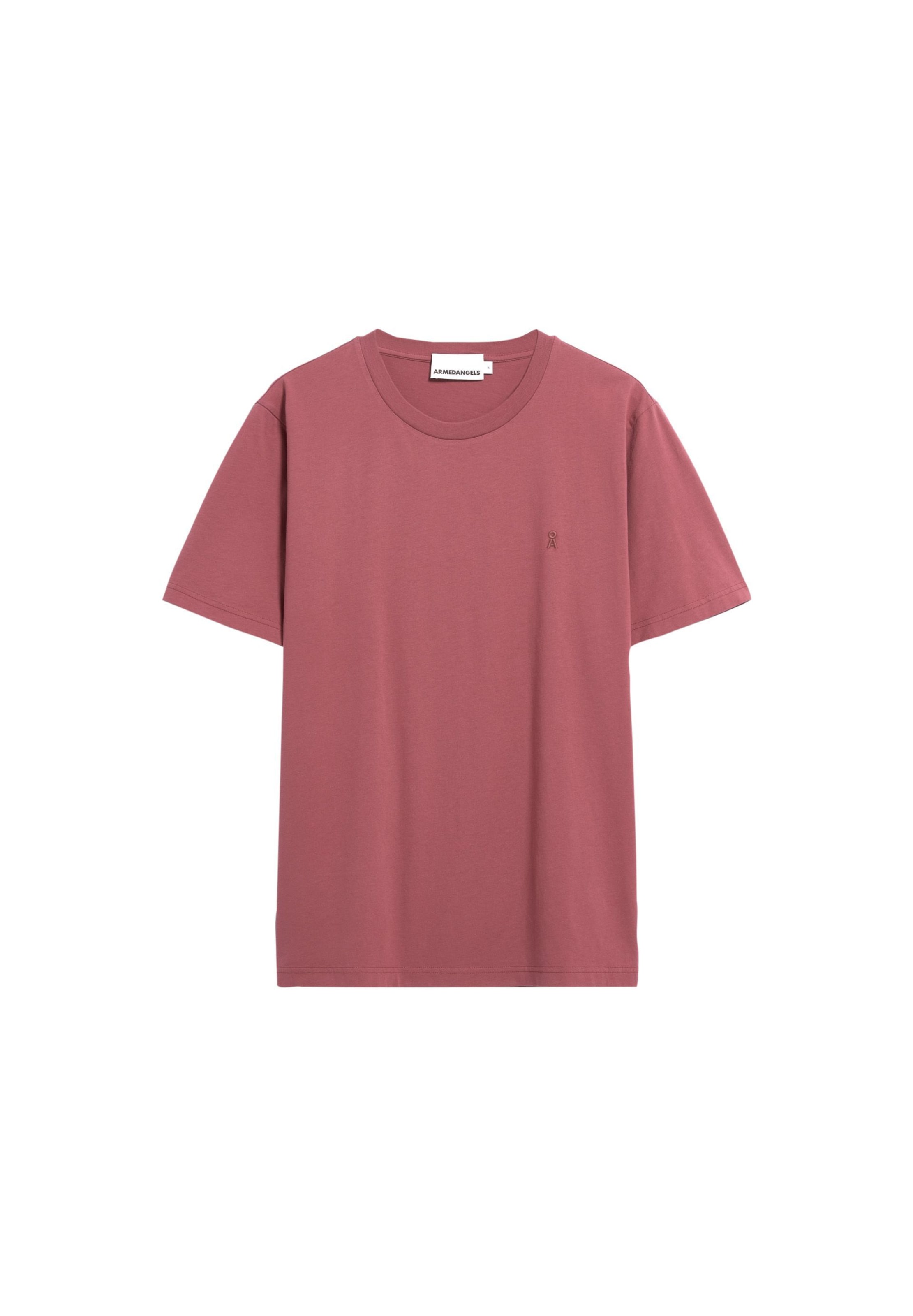 ARMEDANGELS Shirt 'JAAMES' in Red: front