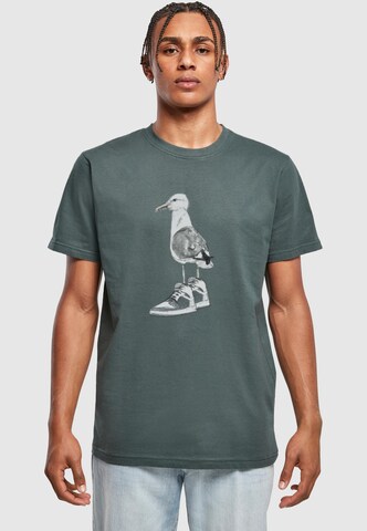 T-Shirt Mister Tee en vert : devant