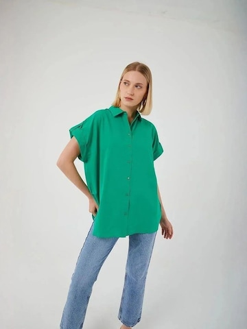 MixRay - Camisa oversized em verde