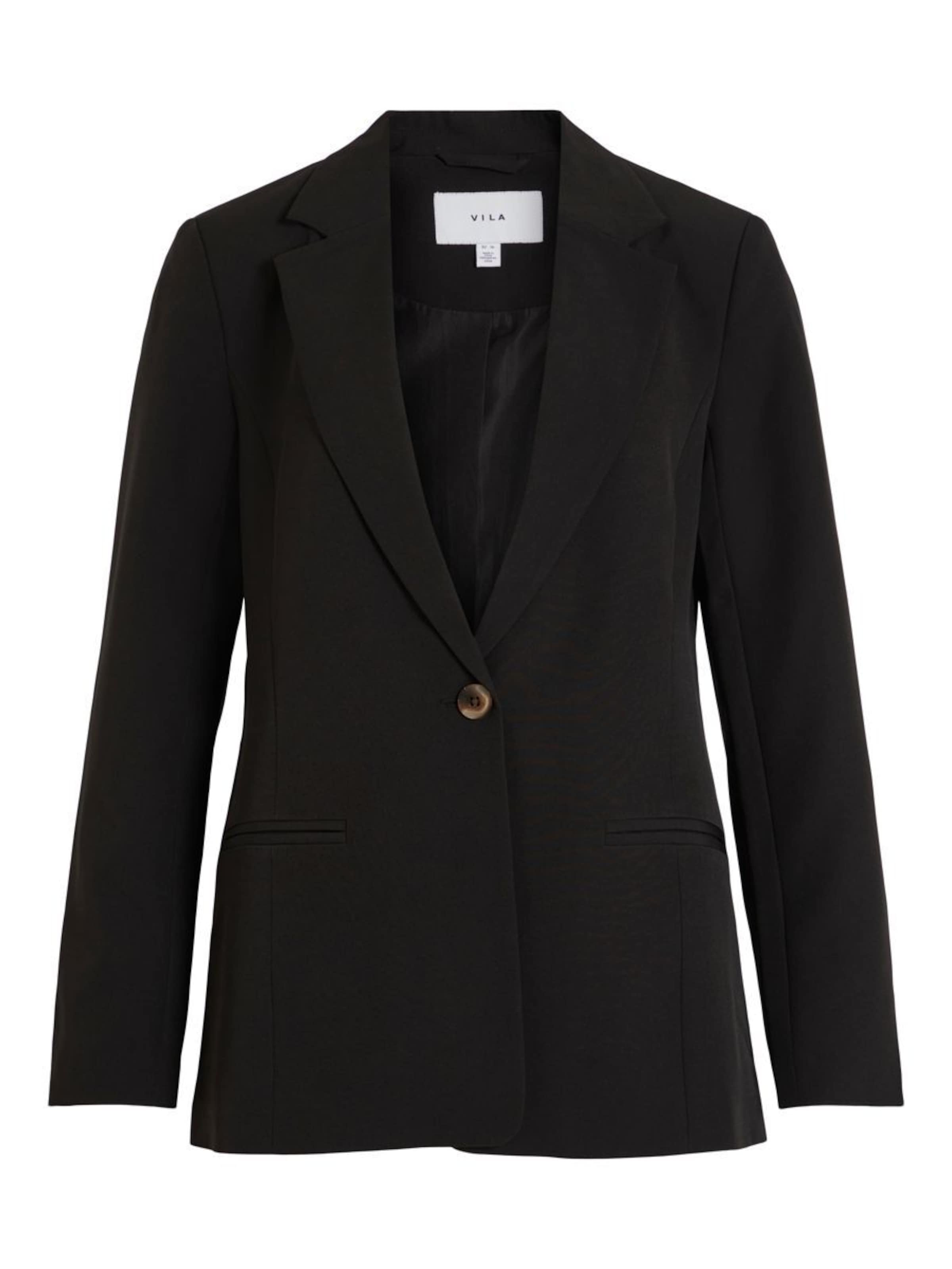 VILA Blazer 'Lowny' in Black: front