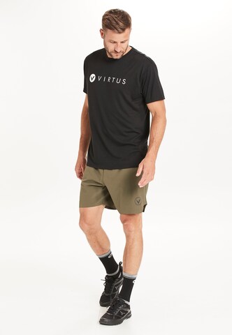 Virtus Regular Workout Pants 'SPIER' in Brown