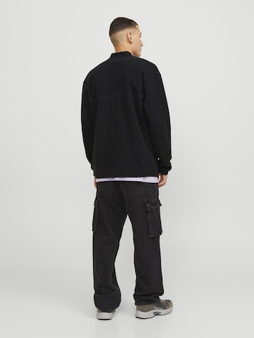 JACK & JONES Fleece jas in Zwart