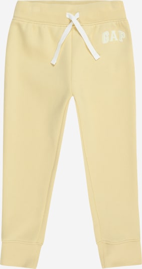 Pantaloni GAP di colore giallo / giallo pastello / bianco, Visualizzazione prodotti