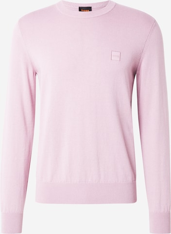 BOSS Sweater 'Kanovano_S' in Purple: front