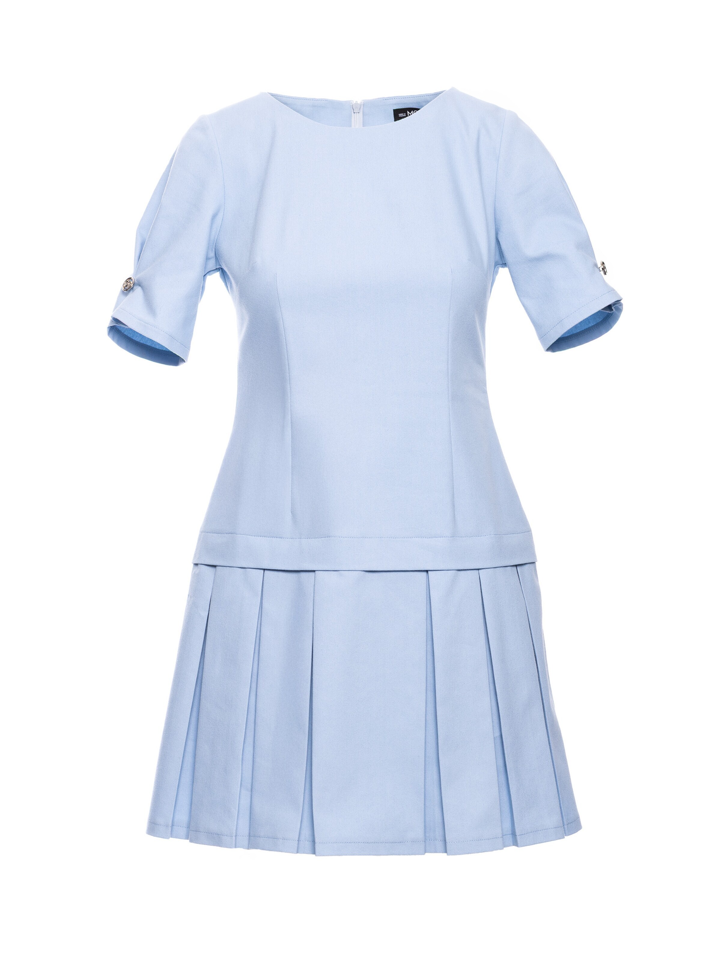 Rochie de la made of emotion pe albastru: față