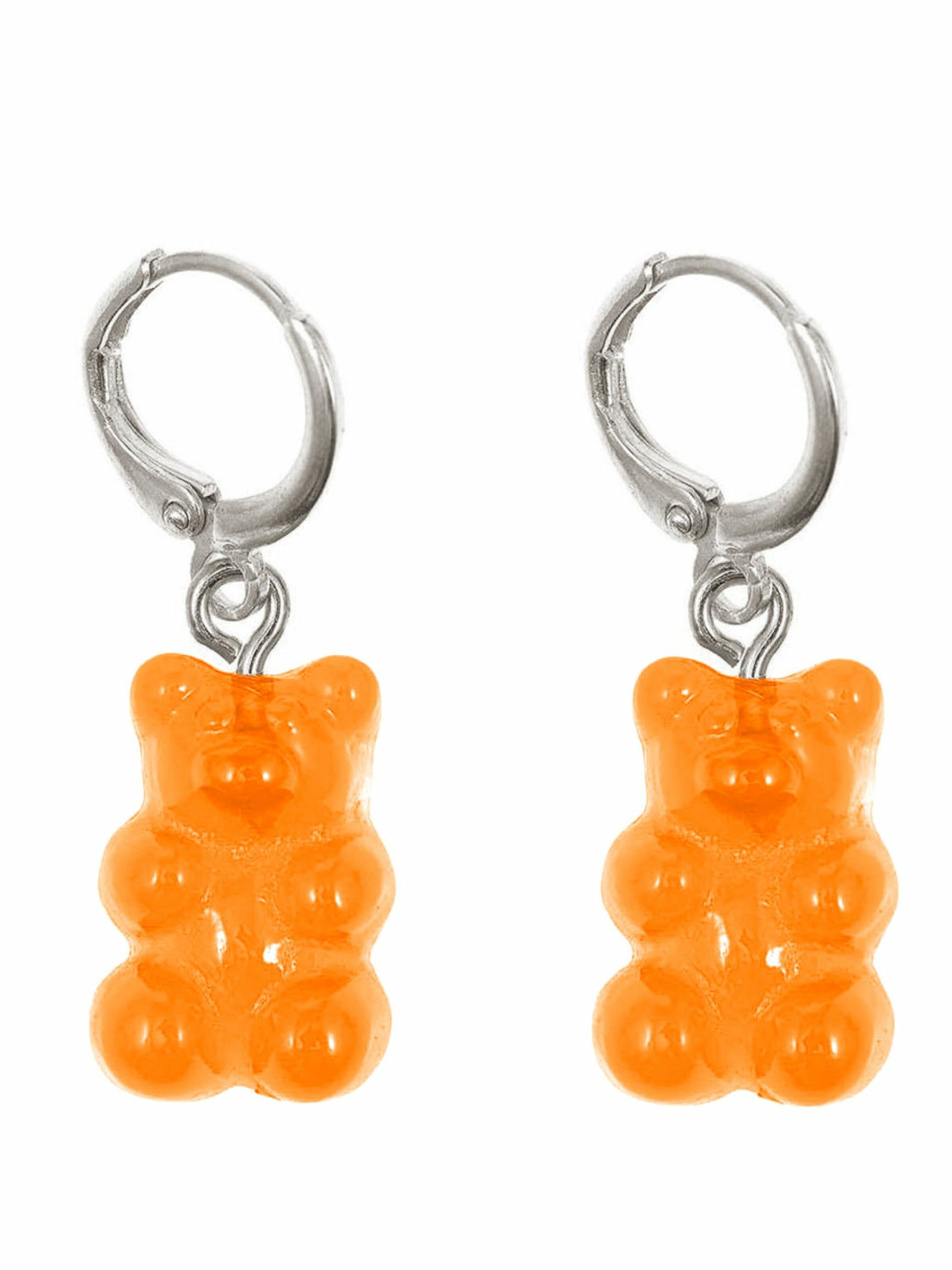 Gemshine Ohrringe in Orange: Vorderseite