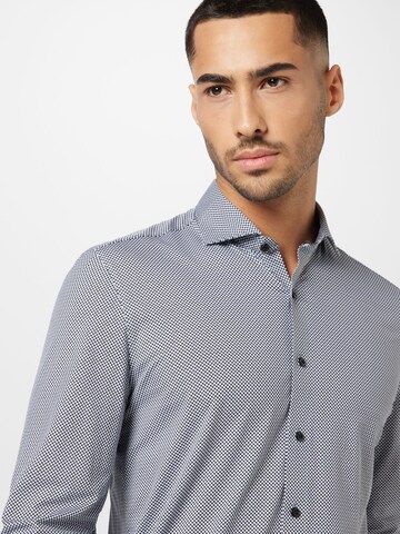 OLYMP Slim fit Button Up Shirt in Black