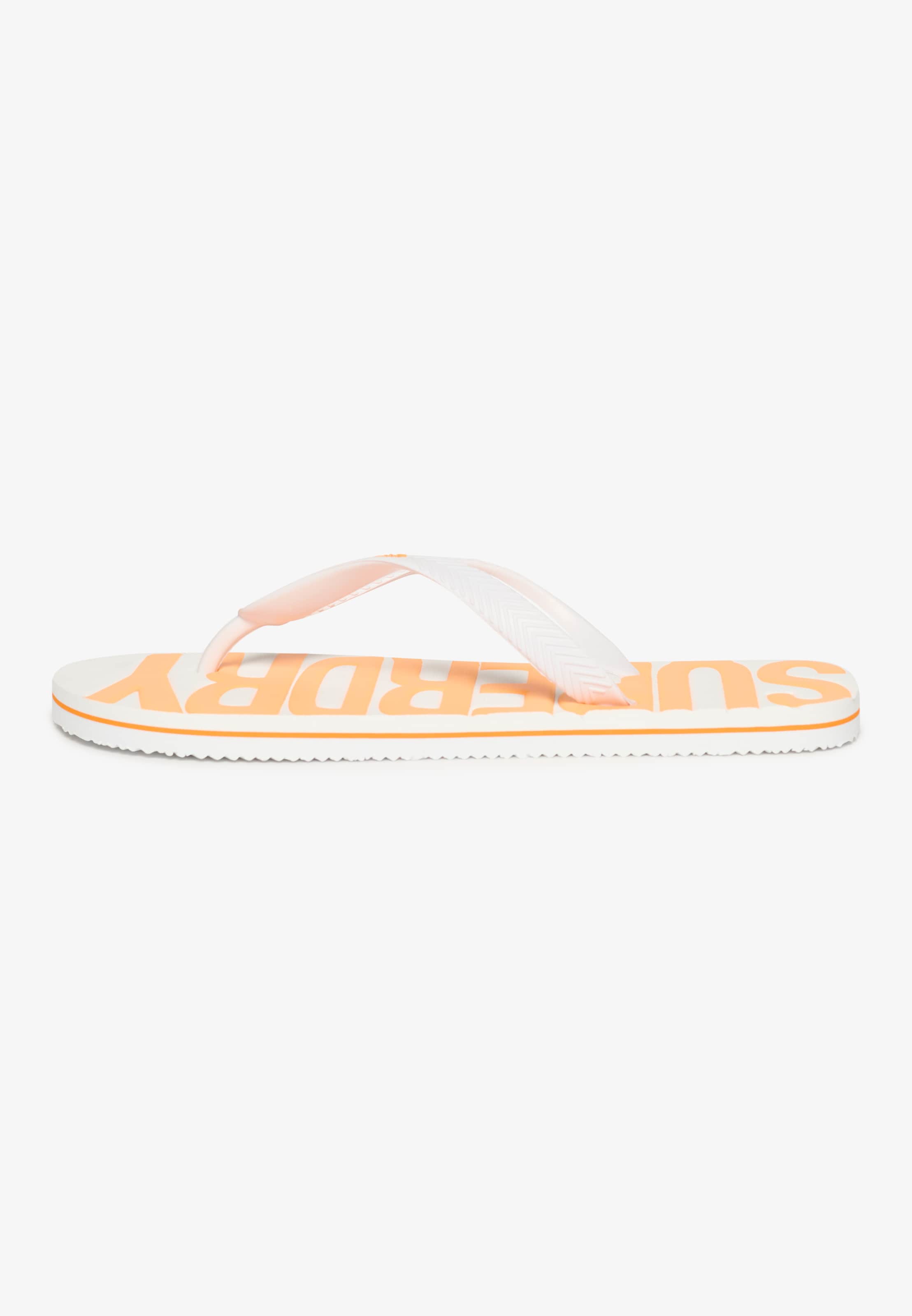 Superdry Teenslippers in Wit: voorkant