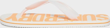 Superdry Teenslippers in Wit: voorkant