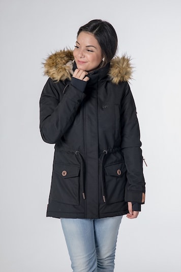 CNSRD Winterjacke 'ABBEY FLORA' in schwarz, Produktansicht