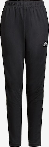 ADIDAS PERFORMANCE Zúžený Sportovní kalhoty – černá: přední strana