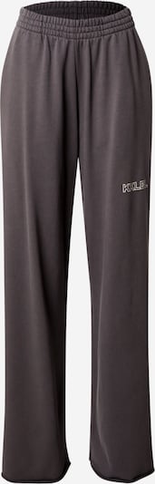 Karo Kauer Hose in dunkelgrau / weiß, Produktansicht