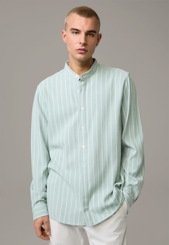 STRELLSON Regular fit Button Up Shirt 'Conell' in Green