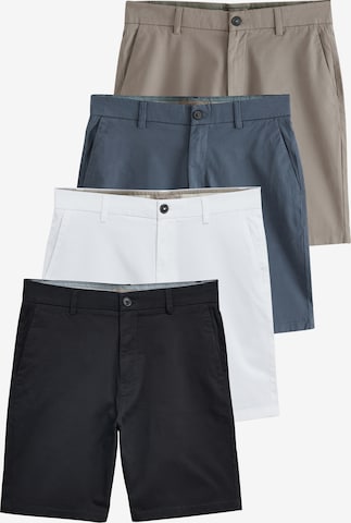 mėlyna Next Prigludęs „Chino“ stiliaus kelnės: priekis