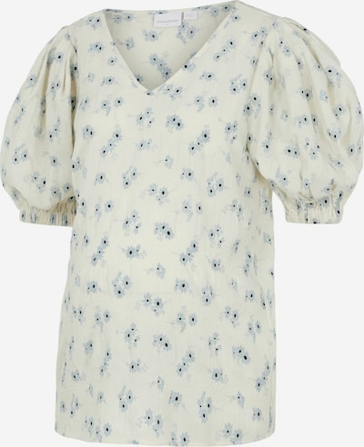 MAMALICIOUS Bluse in blau / naturweiß, Produktansicht