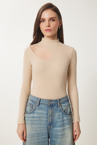 Happiness İstanbul Tričko - Béžová