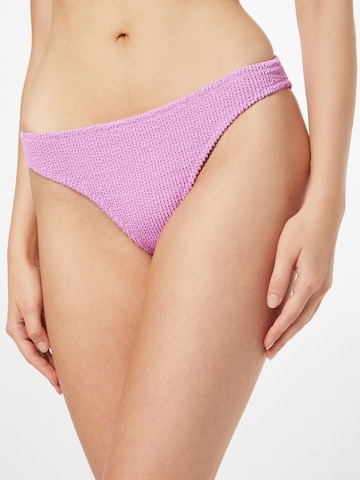 WEEKDAY - Cueca biquíni 'AVA' em roxo: frente