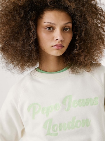 Sweat-shirt 'Alison' Pepe Jeans en blanc
