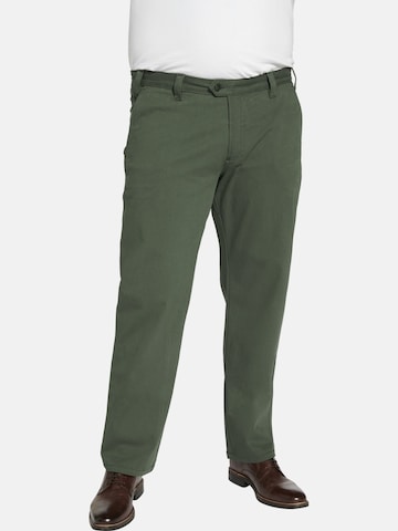 Regular Pantalon ' Aurelius ' Charles Colby en vert : devant