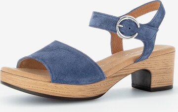 GABOR Sandals in Blue: front