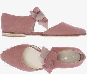 Pier One Flats & Loafers in 40 in Pink: front