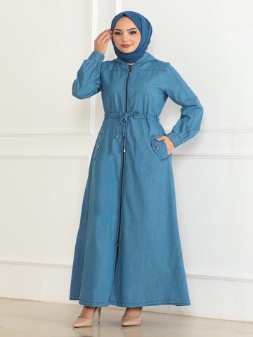 MODAMIHRAM Dress in Blue: front