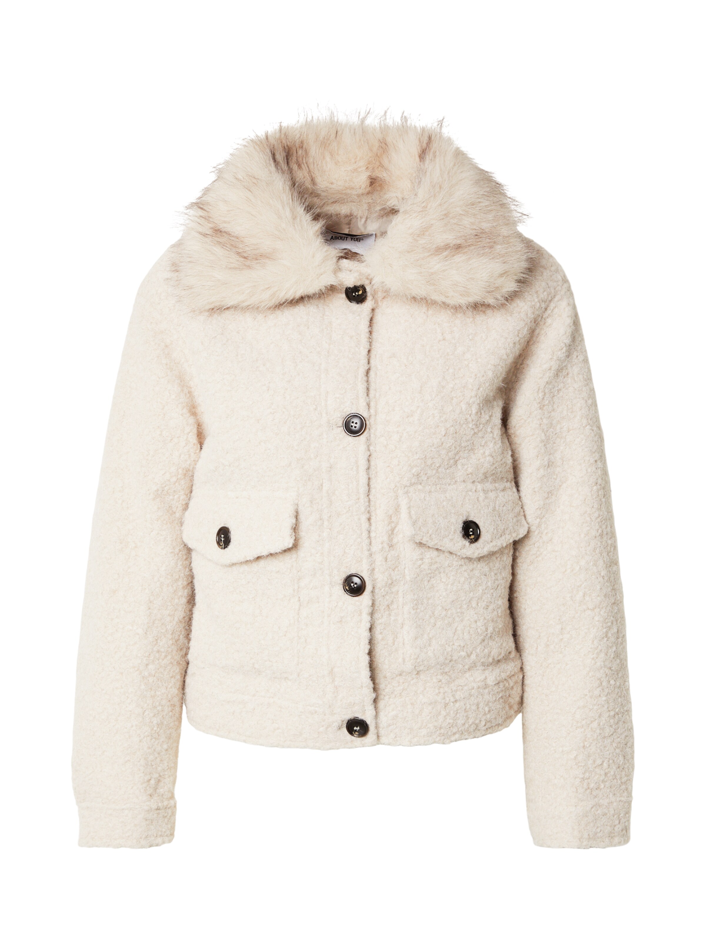 ABOUT YOU Between-Season Jacket 'Orelia' in Beige: front