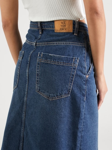 Free People Rok in Blauw