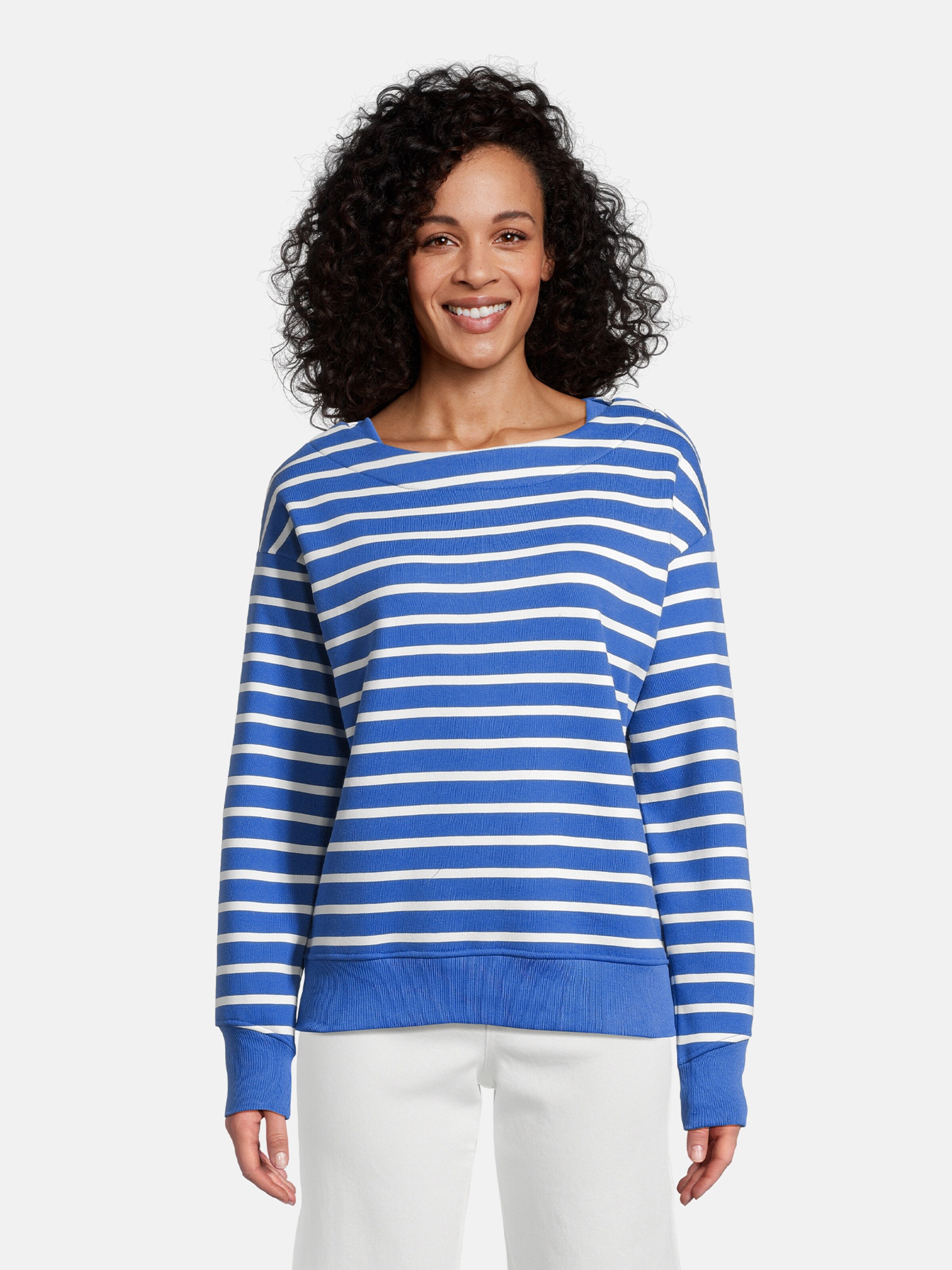 salzhaut Sweatshirt 'OAWERWIND' in Blauw: voorkant