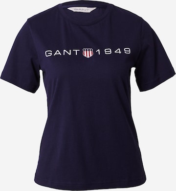 T-shirt GANT en bleu : devant