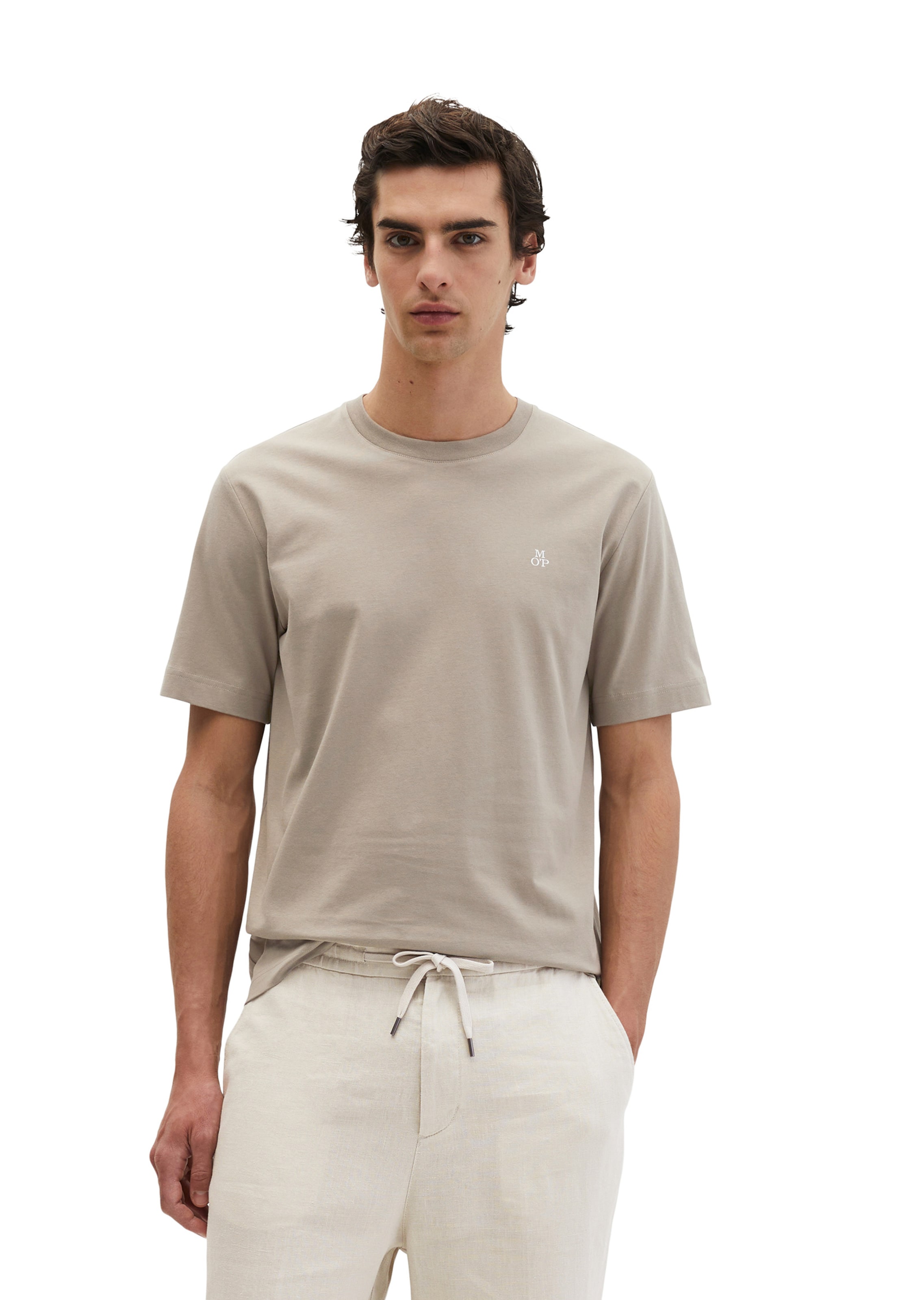 Marc O'Polo Shirt in Beige: voorkant