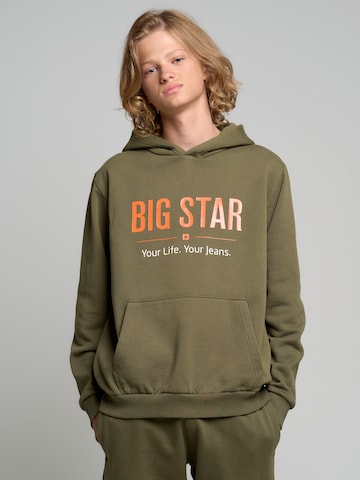 BIG STAR Sweatshirt in Grün: predná strana