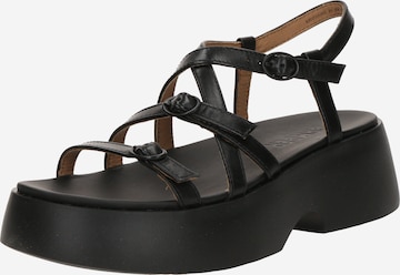 CAMPER Strap sandal 'Tasha' in Black: front