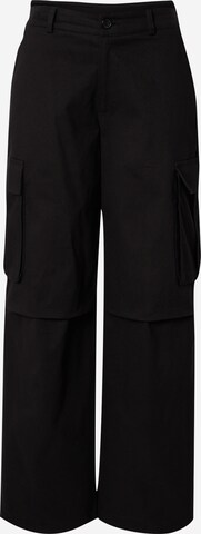 Loosefit Pantaloni cargo 'Leona' di LENI KLUM x ABOUT YOU in nero: frontale