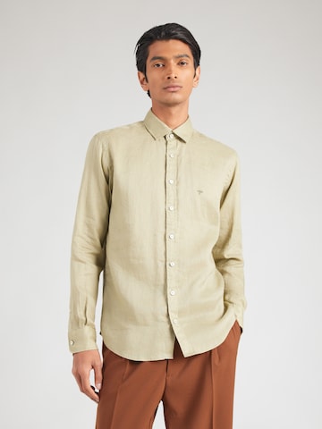 FYNCH-HATTON Regular fit Ing - zöld: elől