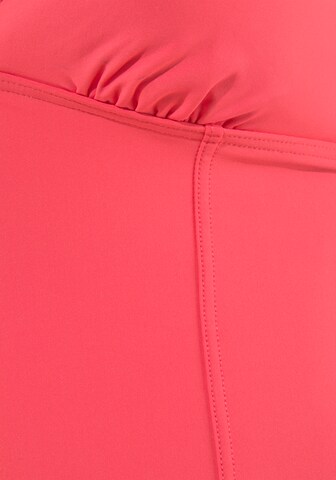 LASCANA Bustier Badeanzug in Pink