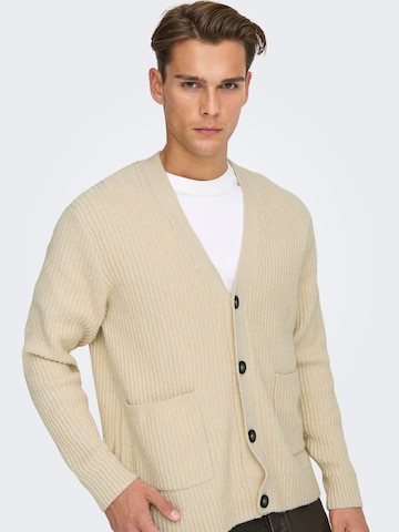 Giacchetta 'ONSFrame' di Only & Sons in beige