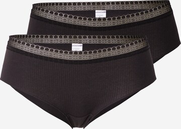 SLOGGI Panty 'GO Ribbed' in Schwarz: predná strana