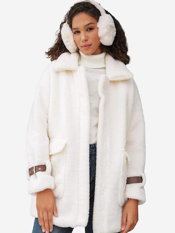 Bigdart Wintermantel 'Kunstpelzmäntel' in Beige: Vorderseite
