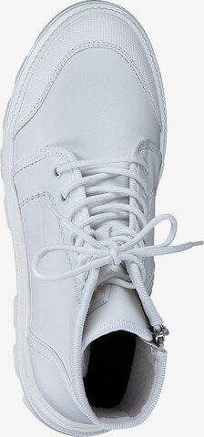 TAMARIS Lace-Up Ankle Boots in White