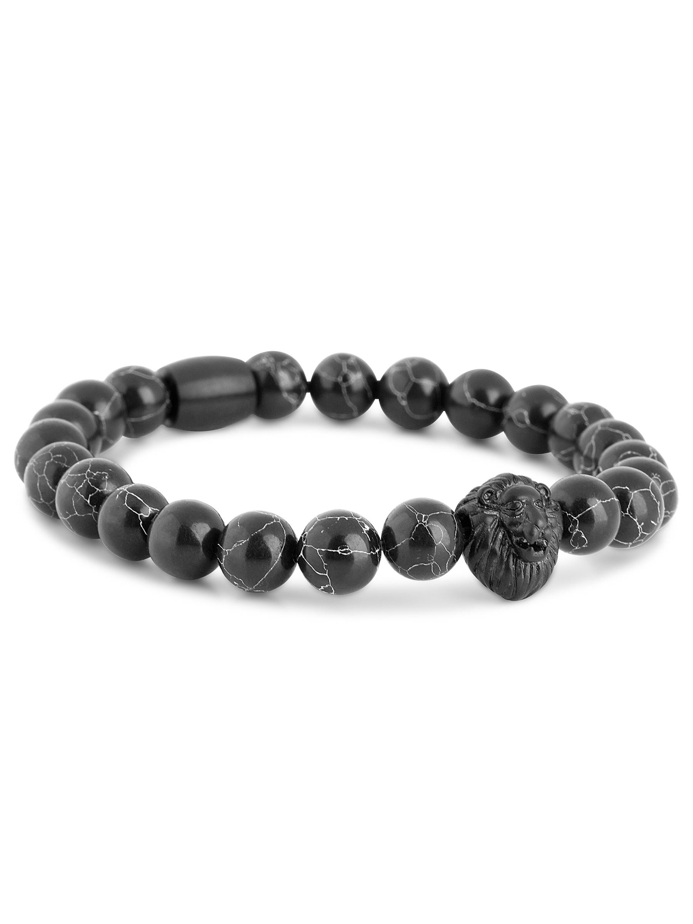 Akitsune Bracelet 'Regis' in Black: front