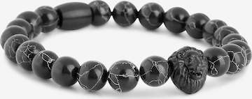 Akitsune Armband 'Regis' in Schwarz: Vorderseite