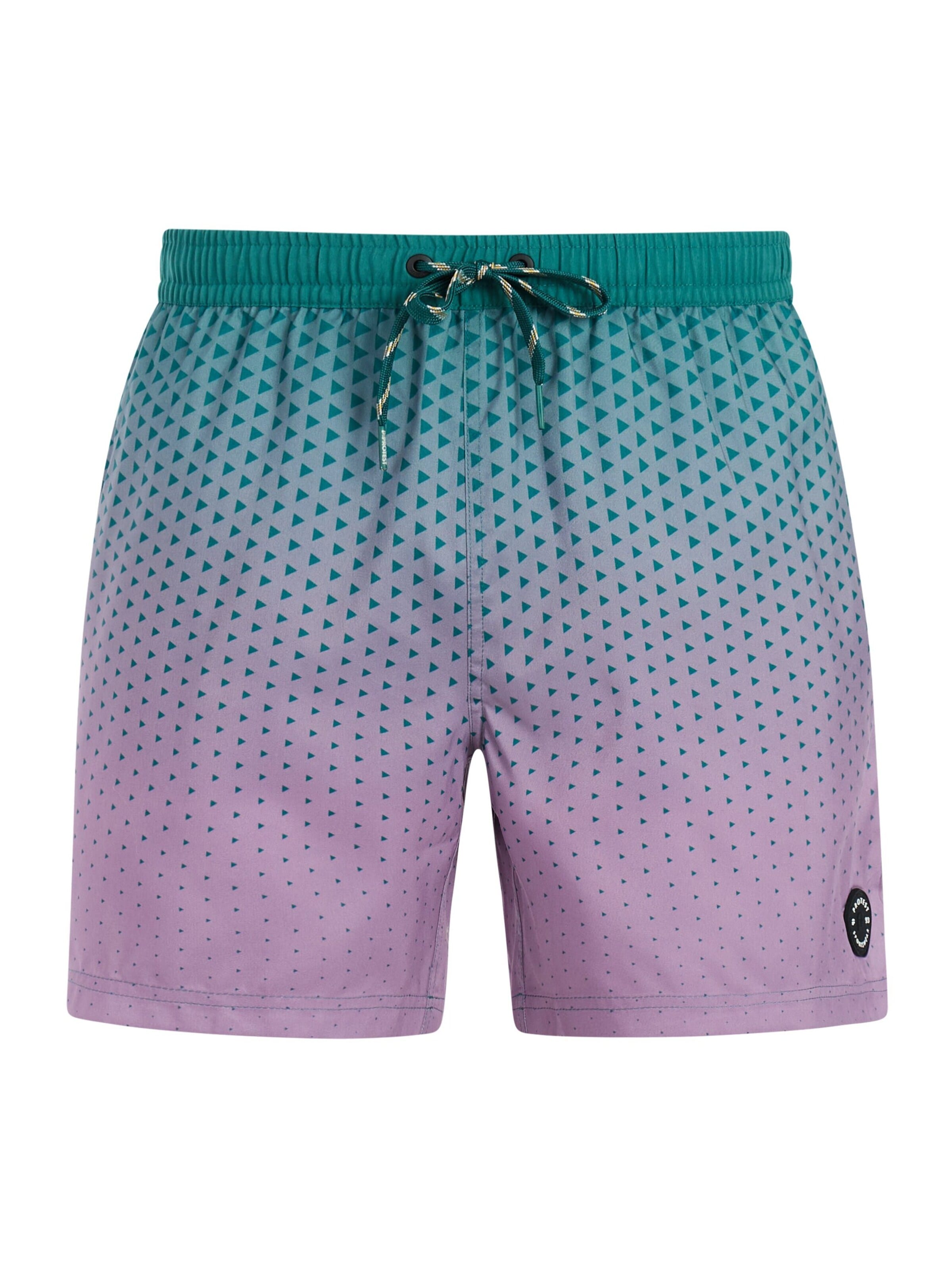 PROTEST Badeshorts 'PRTNorthaw'‌‌‌‌‌‌‌‌‌ in Grün: Vorderseite