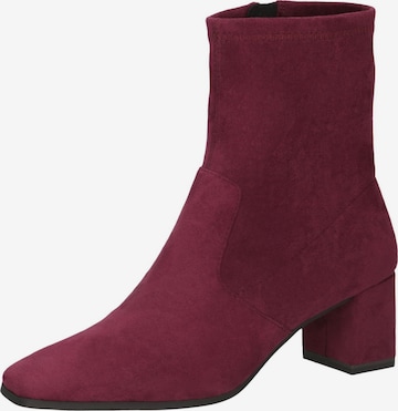 CAPRICE Stiefelette in Rot: Vorderseite