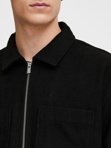 !Solid Between-season jacket 'Klostermann' in Black