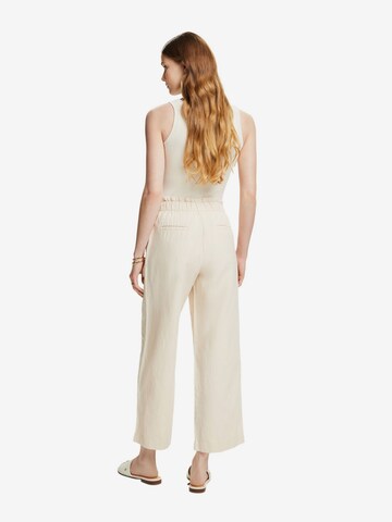 Wide Leg Pantalon ESPRIT en beige