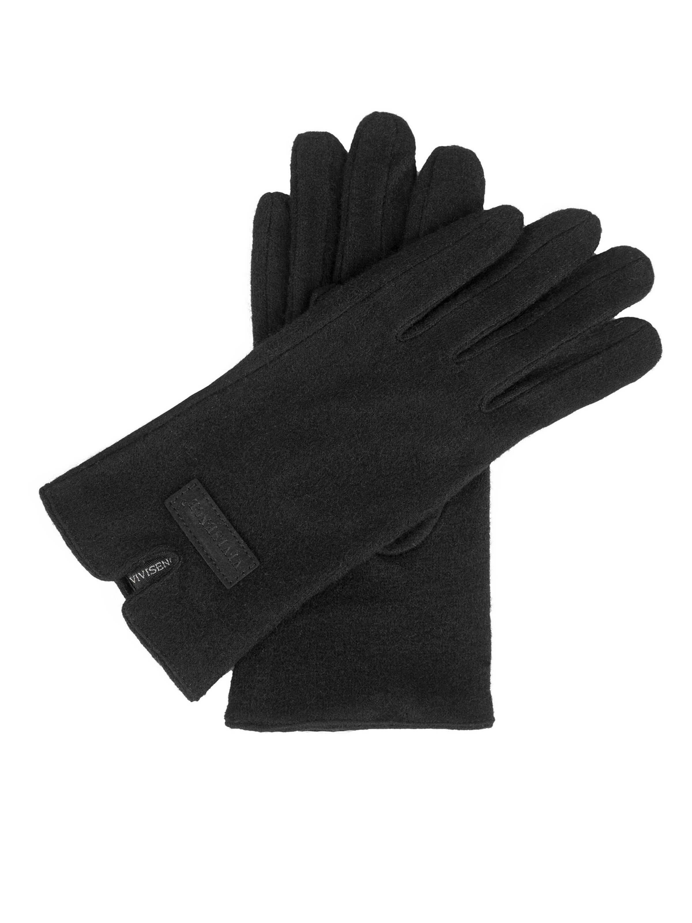 Vivisence Fingerhandschuhe '7213'‌‌‌‌‌‌ in Schwarz: Vorderseite