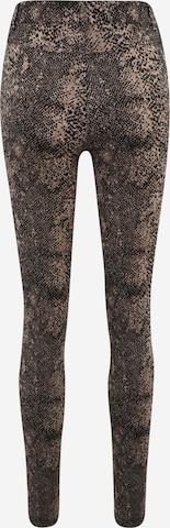 Vero Moda Tall Skinny Leggingsit 'NALA' värissä ruskea