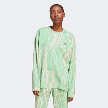 ADIDAS BY STELLA MCCARTNEY Athletic Sweatshirt in Green: front